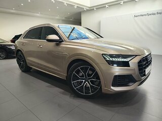 2019 Audi Q8 55 TFSI I (4M), бежевый, 4350000 рублей, вид 3