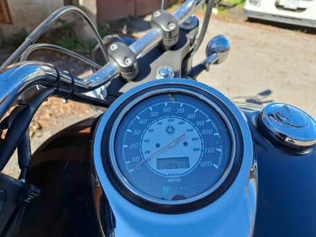 2009 Yamaha XVS1100, чёрный, 570000 рублей, вид 5