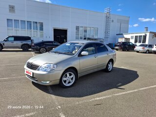2001 Toyota Corolla IX (E120, E130), золотистый, 423000 рублей, вид 1