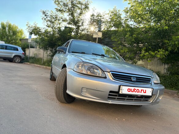 1999 Honda Civic VI Рестайлинг, серебристый - вид 2