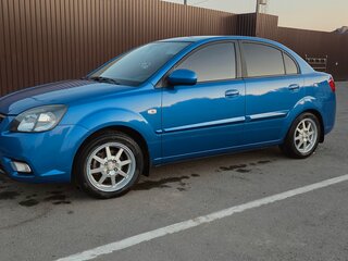 2009 Kia Rio II Рестайлинг, синий, 900000 рублей, вид 2
