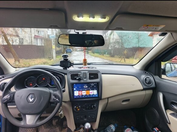 2014 Renault Logan II, синий - вид 5