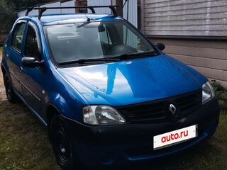 2007 Renault Logan I, синий, 220000 рублей, вид 1