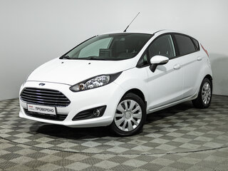 2016 Ford Fiesta Mk6 Рестайлинг, белый, 929700 рублей, вид 1