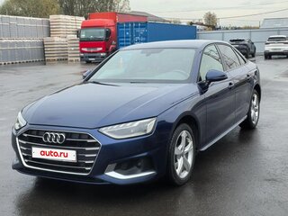 2020 Audi A4 40 TFSI V (B9) Рестайлинг, синий, 2500000 рублей, вид 2