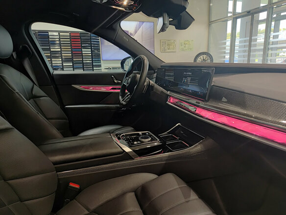 2023 BMW 7 серии 740d xDrive VII (G70), синий - вид 10