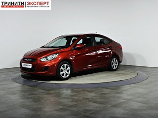 2012 Hyundai Solaris I, красный, 785000 рублей, вид 1