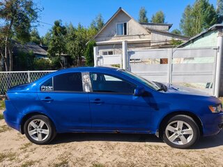 2008 Mitsubishi Lancer X, синий, 400000 рублей, вид 2