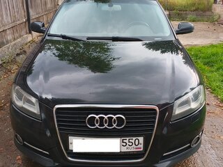 2012 Audi A3 II (8P) Рестайлинг 2, чёрный, 900000 рублей, вид 2