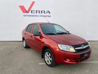2013 Lada (ВАЗ) Granta I, красный, 420000 рублей, вид 3