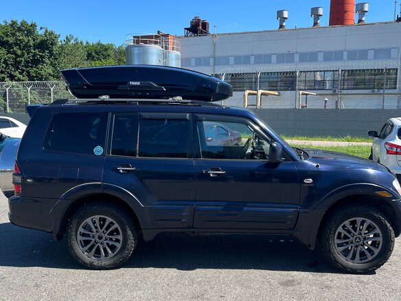 2002 Mitsubishi Montero III, синий, 760000 рублей - вид 3
