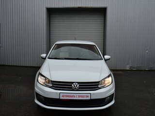 2019 Volkswagen Polo V Рестайлинг, белый, 1199000 рублей, вид 2