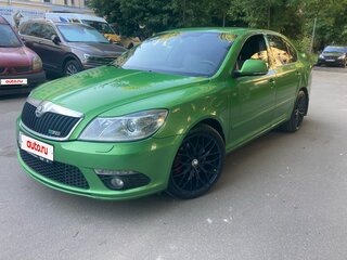 2012 Skoda Octavia RS II Рестайлинг, зелёный, 800000 рублей, вид 1