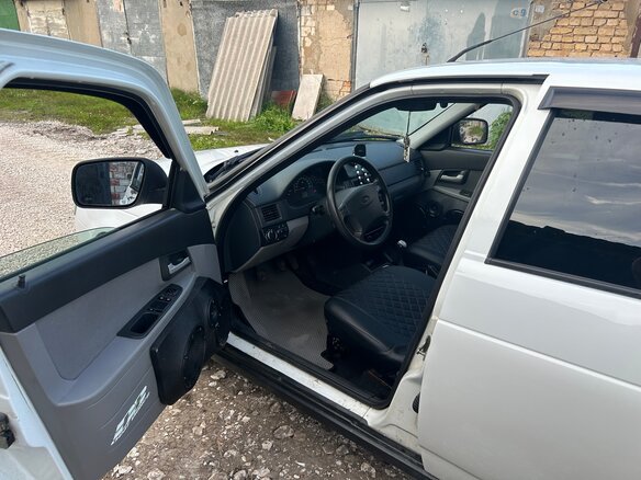 2012 Lada (ВАЗ) Priora I, белый, 425000 рублей - вид 9
