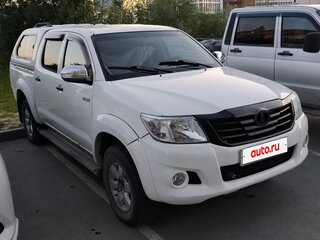 2012 Toyota Hilux VII Рестайлинг, белый, 1100000 рублей, вид 2