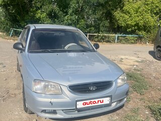 2008 Hyundai Accent ТагАЗ II, серебристый, 370000 рублей, вид 1