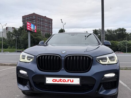 2021 BMW X4 M40d II (G02), синий, 4900000 рублей, вид 3