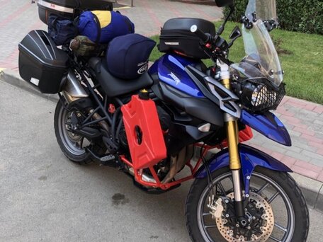 2014 Triumph Tiger 800, синий, 765000 рублей, вид 3
