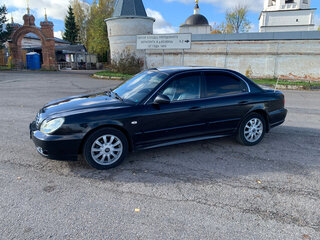 2006 Hyundai Sonata ТагАЗ IV (EF) Рестайлинг, чёрный, 400000 рублей, вид 5