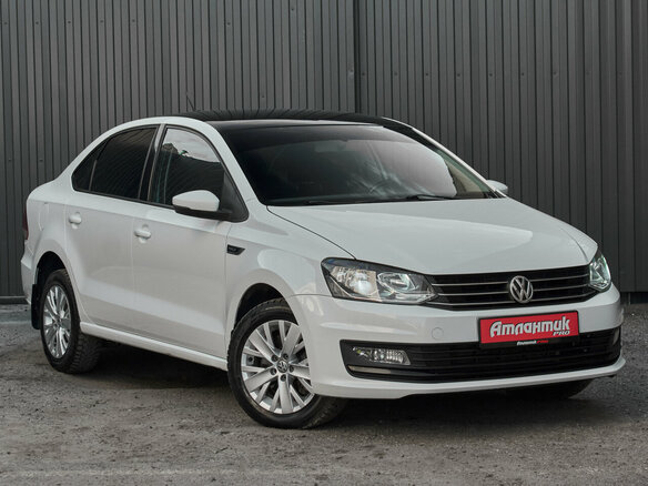 2019 Volkswagen Polo V Рестайлинг, белый, 1230000 рублей - вид 3