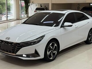 2022 Hyundai Elantra VII (CN7), белый, 1680000 рублей, вид 1