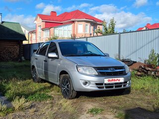 2014 Lada (ВАЗ) Granta I, серый, 290000 рублей, вид 1