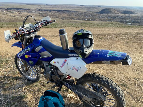 2008 Suzuki DR-Z 400, синий, 350000 рублей - вид 1
