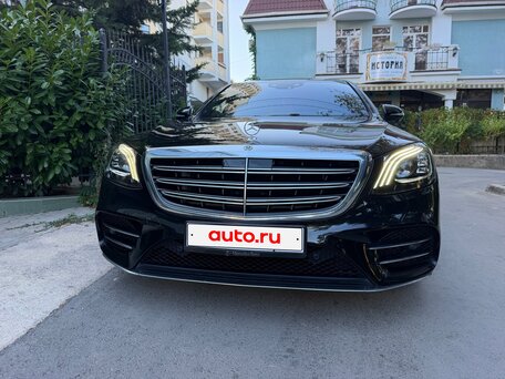 2019 Mercedes-Benz S-Класс 350 d Long VI (W222, C217) Рестайлинг, чёрный, 8399000 рублей, вид 4