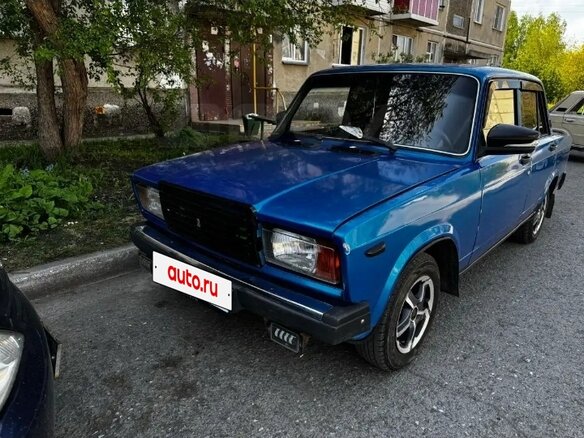 2006 Lada (ВАЗ) 2107, синий, 140000 рублей - вид 2