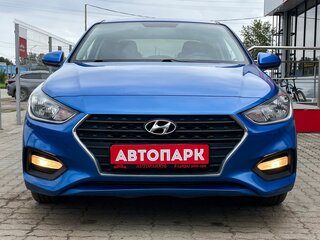 2018 Hyundai Solaris II, синий, 1279000 рублей, вид 2