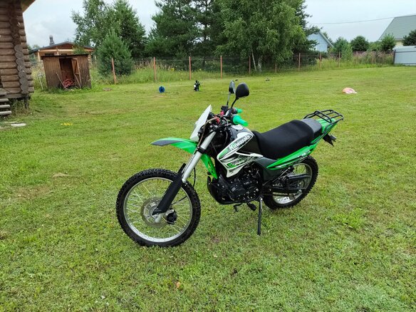 2014 Stels 250 Enduro, зелёный, 87000 рублей - вид 2