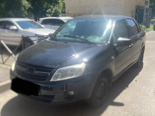 2012 Lada (ВАЗ) Granta I, чёрный, 290000 рублей, вид 1