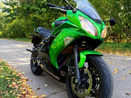 2015 Kawasaki Ninja 650, зелёный, 575000 рублей, вид 5
