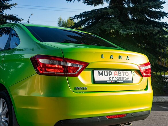 2016 Lada (ВАЗ) Vesta I, зелёный, 717000 рублей - вид 10