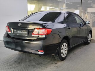 2011 Toyota Corolla X (E140, E150) Рестайлинг, чёрный, 670000 рублей, вид 5