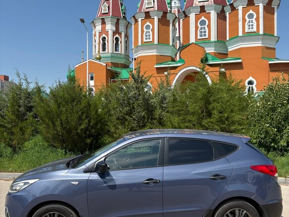 2014 Hyundai ix35 I Рестайлинг, синий, 1180000 рублей - вид 4
