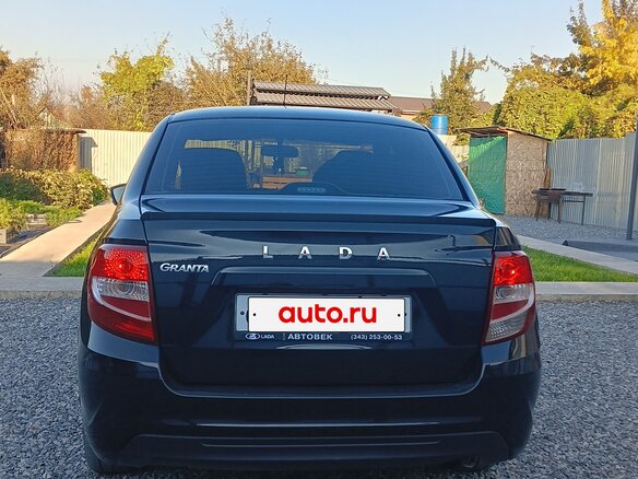 2023 Lada (ВАЗ) Granta I Рестайлинг, чёрный - вид 5