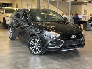 2020 Lada (ВАЗ) Vesta SW Cross I, чёрный, 1110000 рублей, вид 3