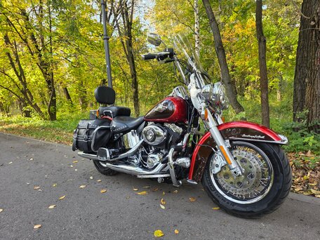 2013 Harley-Davidson Heritage, красный, 1100000 рублей, вид 2