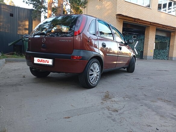 2001 Opel Corsa C, красный, 239000 рублей - вид 3