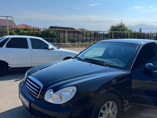2009 Hyundai Sonata ТагАЗ IV (EF) Рестайлинг, чёрный, 555000 рублей, вид 1