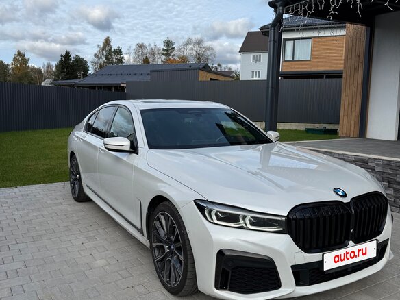 2021 BMW 7 серии 730d xDrive VI (G11/G12) Рестайлинг, белый, 6000000 рублей - вид 2