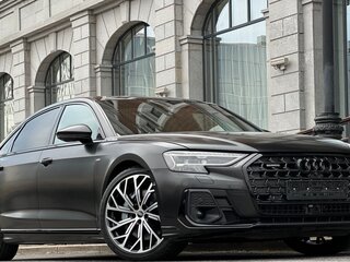2022 Audi A8 Long 55 TFSI IV (D5) Рестайлинг, чёрный, 8300000 рублей, вид 5