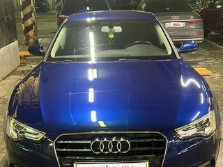 2014 Audi A5 I (8T) Рестайлинг, синий, 1450000 рублей, вид 4