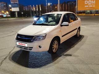 2013 Lada (ВАЗ) Granta I, белый, 450000 рублей, вид 2