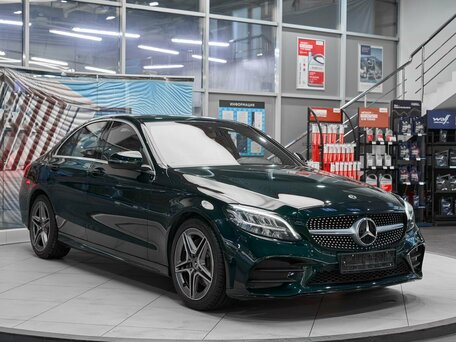 2019 Mercedes-Benz C-Класс 180 IV (W205) Рестайлинг, зелёный, 2745000 рублей, вид 3