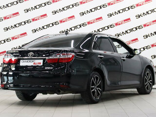 2017 Toyota Camry VII (XV50) Рестайлинг, чёрный, 1595170 рублей, вид 2