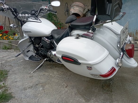 2003 Yamaha XVS400 Drag Star, белый, 450000 рублей - вид 9