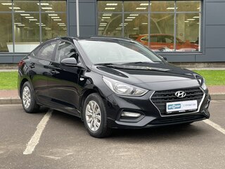 2018 Hyundai Solaris II, чёрный, 1249000 рублей, вид 3