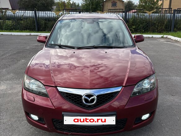 2008 Mazda 3 I (BK) Рестайлинг, красный, 499990 рублей
